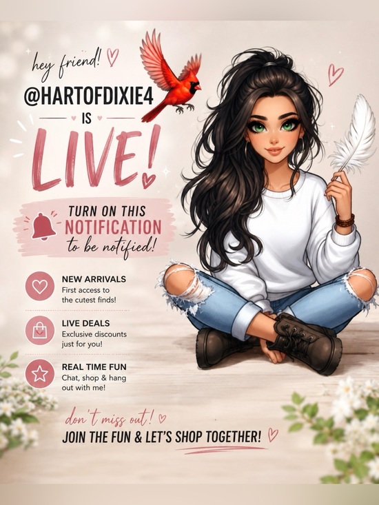 Other - @hartofdixie4 is LIVE! ❤️ this notification to be notified!